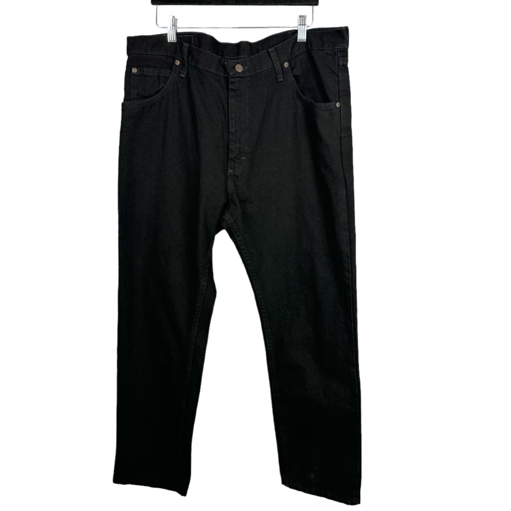 Wrangler Mens Black Regular Fit Jeans NWT 38X30